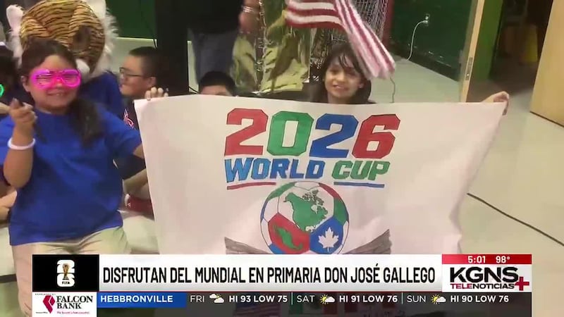 Disfrutan del Mundial en primaria Don José Gallego de LISD