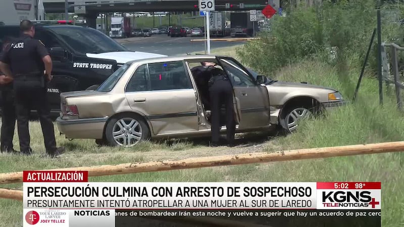 Persecución culmina con arresto de sospechoso, quien intento atropellar a una mujer al sur de...