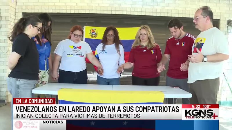 Venezolanos en Laredo se unen en colecta para apoyar a víctimas de los terremotos en Venezuela