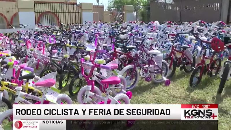 Promueven seguridad vial con evento “Bike Rodeo and Summer Safety Fair” en Laredo