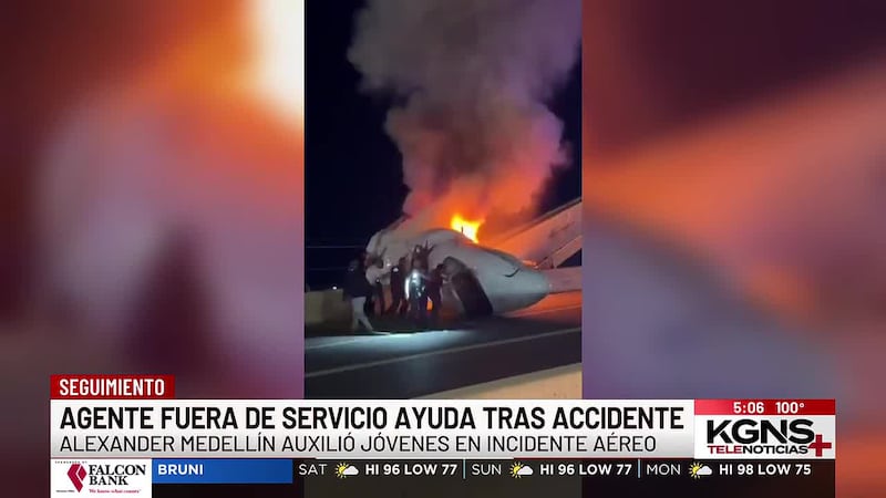 Reconocen heroísmo de agente tras accidente en Loop 20