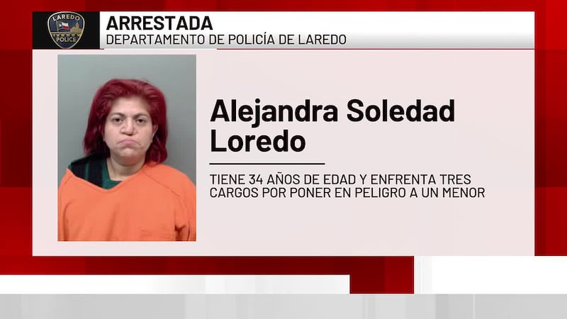 Mujer enfrenta cargos por poner en peligro a sus tres hijas tras incidente en motel de Laredo