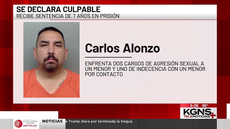 Sentencian a hombre de Laredo por agresión sexual a un menor
