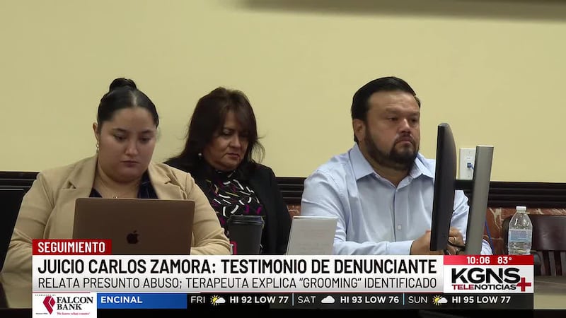 Denunciante ofrece testimonio gráfico en juicio contra Carlos Zamora por abuso sexual en Laredo