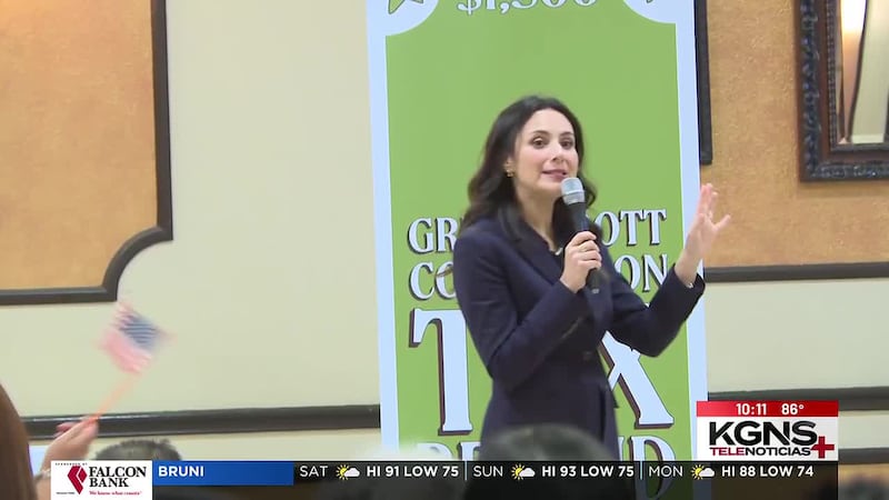 Candidata demócrata a gobernadora de Texas visita Laredo