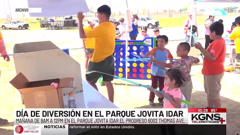 Invitan al "Family Fun Day" en Parque Jovita Idar en Laredo
