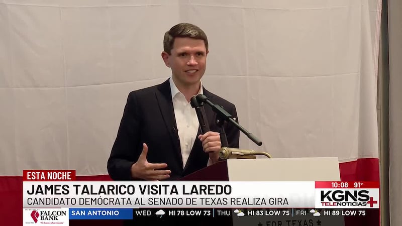 James Talarico visita Laredo en gira por la frontera