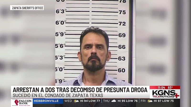 Arrestan a dos personas tras decomiso de presunta droga en el Condado de Zapata