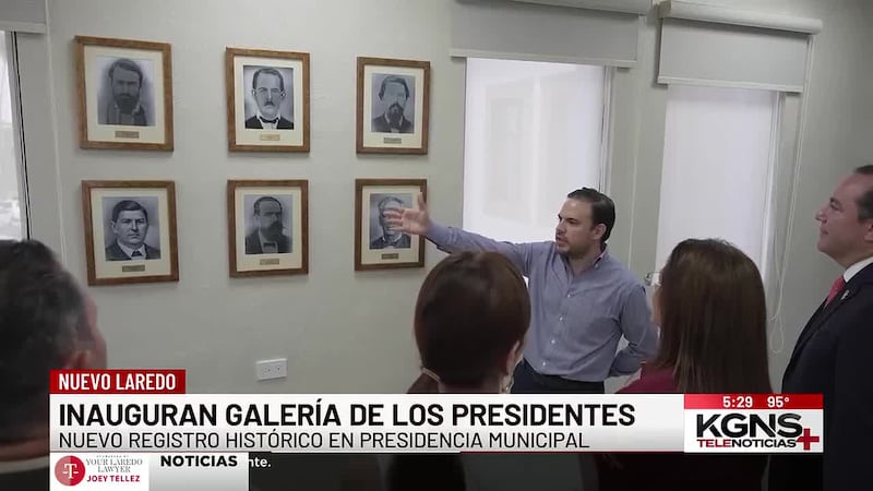 Inauguran Galería de los Presidentes en Nuevo Laredo