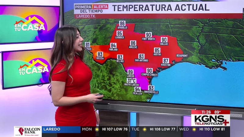 Inicio de semana soleado en Laredo