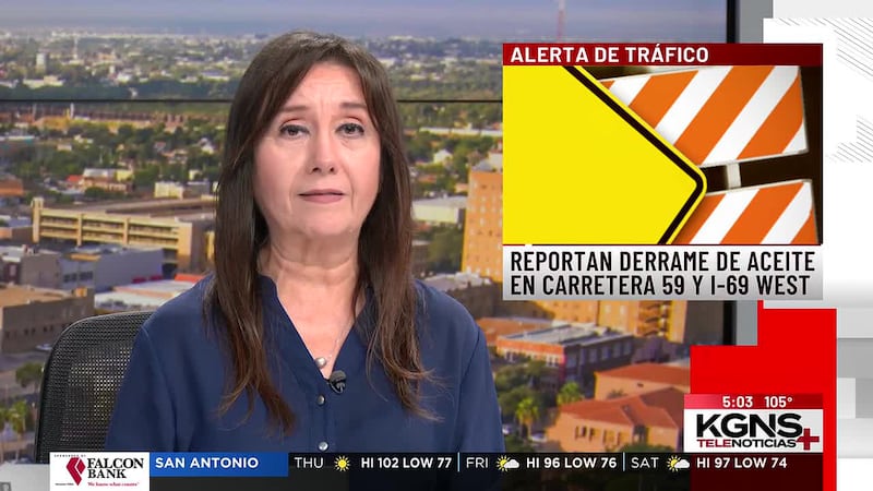 Reportan derrame de aceite en intersección de carretera 59 y I-69W