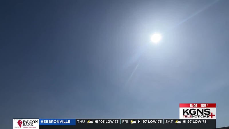 ¡Alerta por calor extremo en Laredo!
