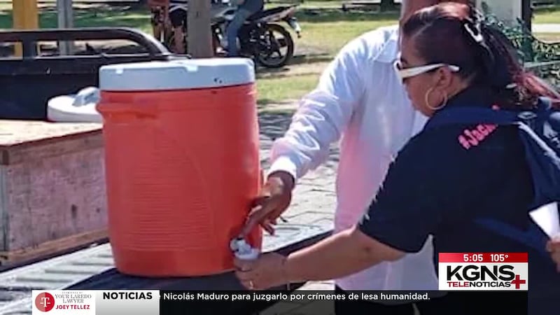 Refuerzan medidas ante ola de calor en Nuevo Laredo