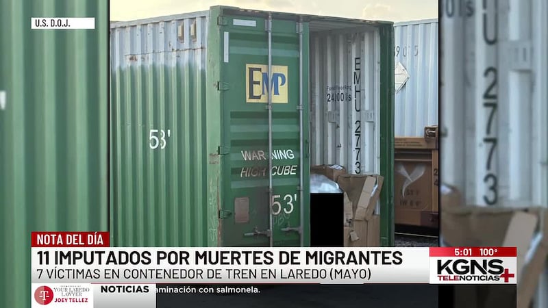 11 acusados por caso de tráfico humano; 7 migrantes fueron hallados muertos en un contenedor