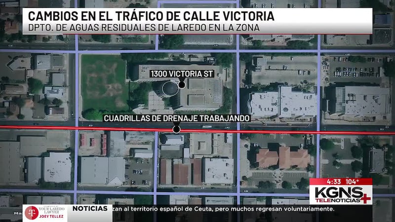 Trabajos en calle Victoria causarán cambios en el tráfico