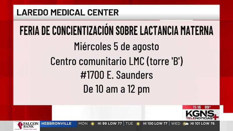 Realizarán feria de concientización sobre lactancia materna en Laredo