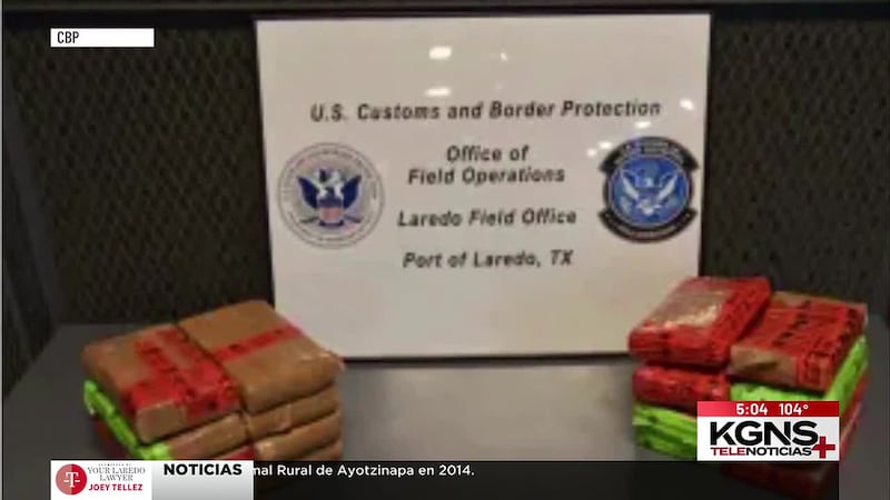 Decomisan más de 88 libras de cocaína en dos operativos en Laredo