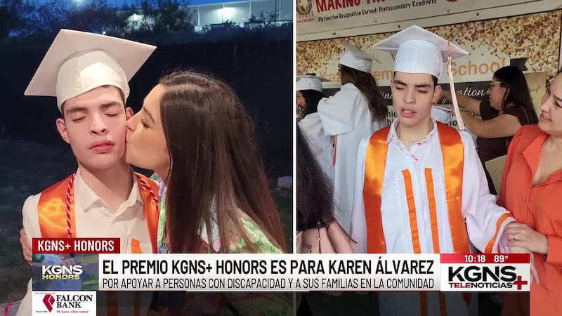 KGNS+ Honors reconoce a fundadora de “Together Laredo” por apoyar a personas con necesidades...