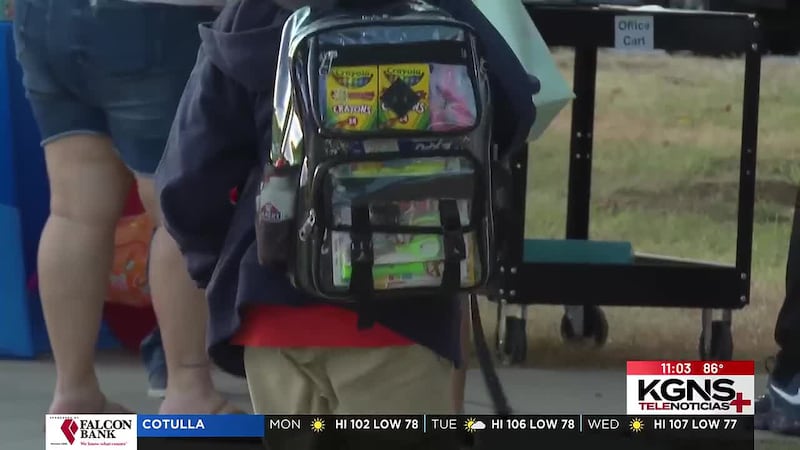 Estudiantes del Distrito Escolar Independiente de Laredo regresan a clases