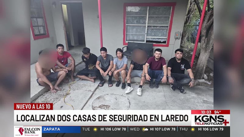 Localizan dos casas de seguridad en Laredo