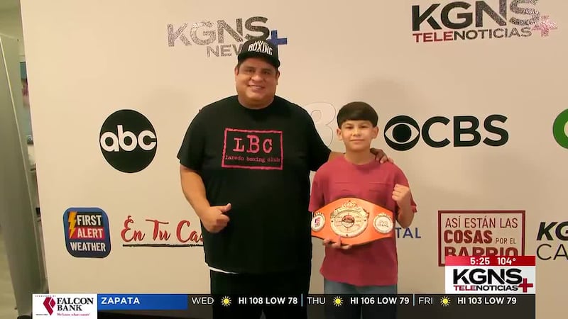 Laredense de 12 años conquista cinturón de campeón en Oklahoma City