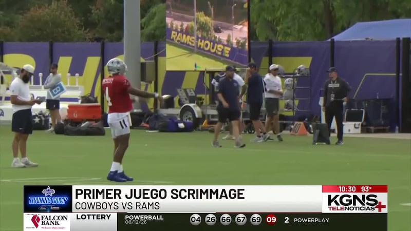 Cowboys enfrentan a los Rams en primer scrimmage de pretemporada