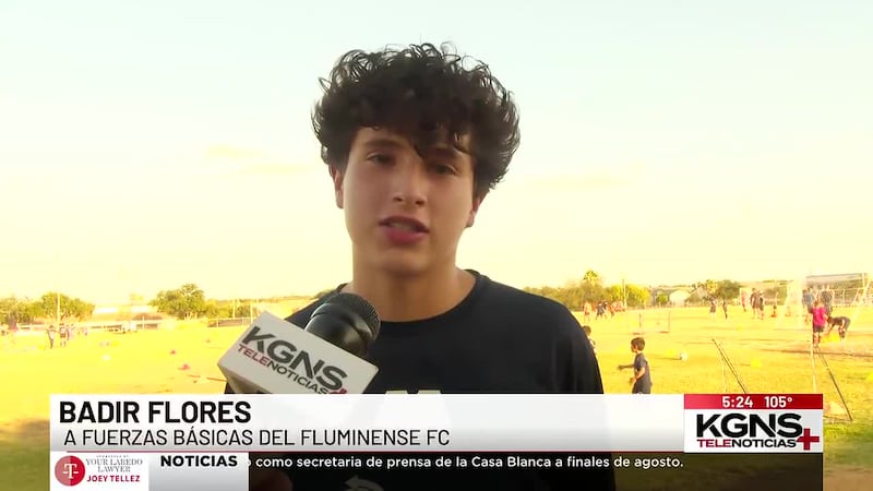 Futbolista Laredense Badir Flores se Unirá al Programa de Desarrollo del Fluminense FC de Brasil