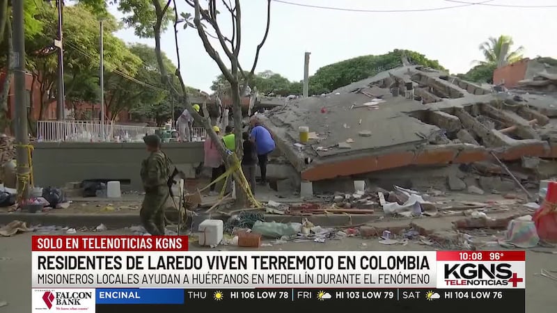 EXCLUSIVA: Laredense narra su experiencia durante terremoto en Colombia