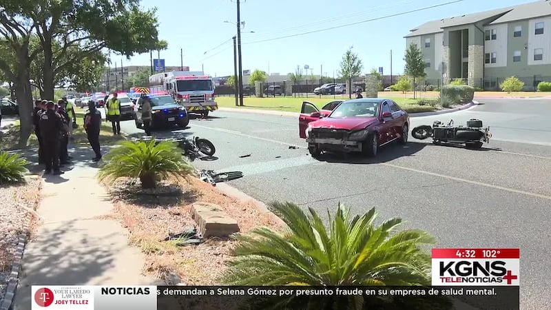 Motociclista en estado crítico tras accidente durante cortejo fúnebre en Laredo