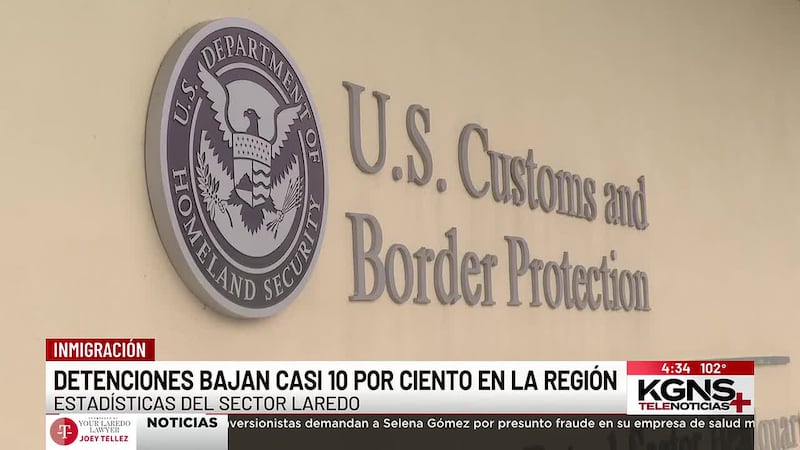 Bajan detenciones en Laredo casi un 10%, según CBP