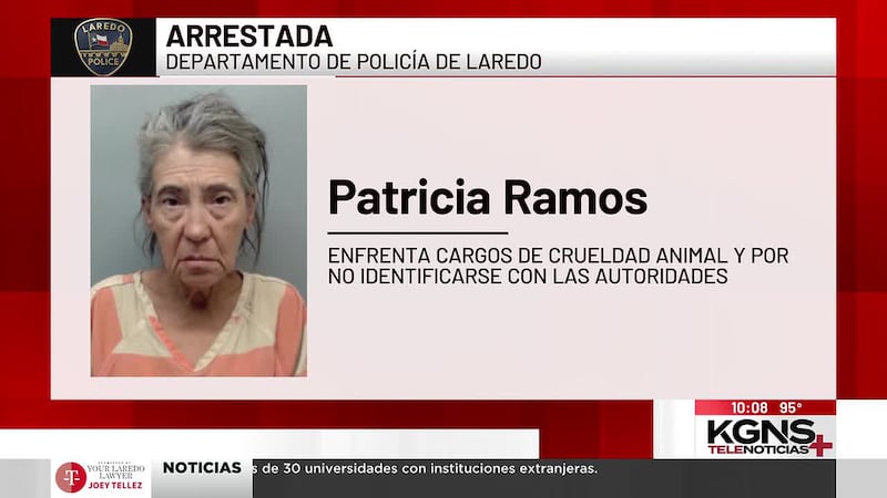 Mujer de Laredo enfrenta cargos de crueldad animal