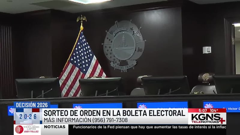 Sorteo determinará orden de candidatos en boleta electoral de Laredo