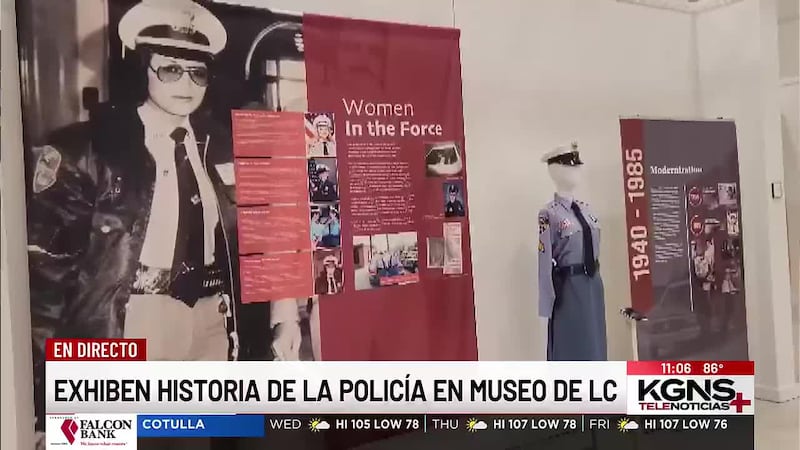 Exhiben historia de la policía en museo del Laredo College