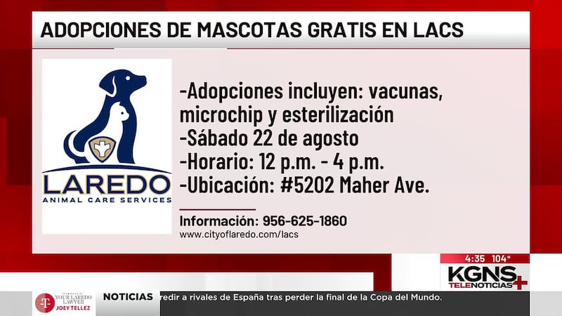 LACS ofrece adopciones gratuitas en evento “Clear the Shelter”