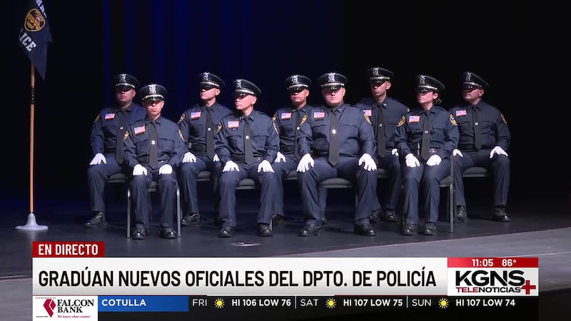 Gradúan nuevos oficiales del Departamento de Policía de Laredo