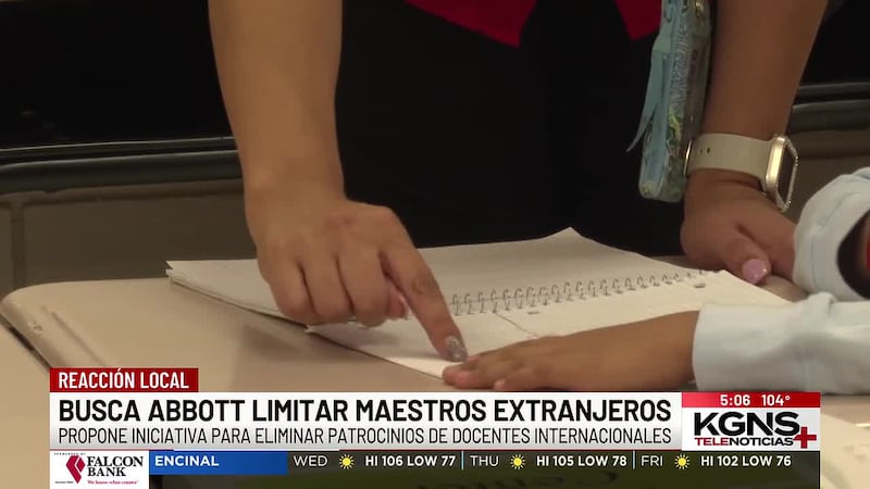 Gobernador de Texas propone iniciativa para eliminar patrocinios de maestros extranjeros