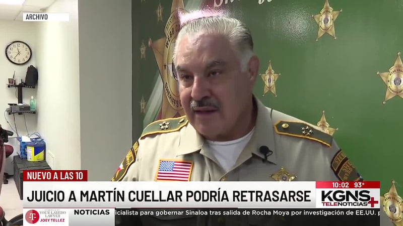Juicio contra sheriff del Condado de Webb y exsubjefe podría posponerse hasta 2027