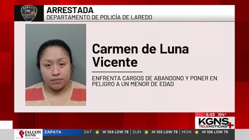 Arrestan a mujer tras hallar a niña de 4 años caminando sola al este de Laredo