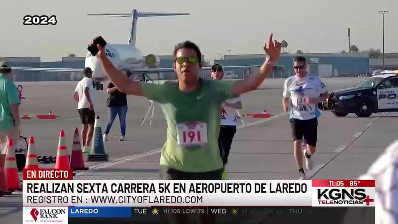Avanzan preparativos para 6ª carrera anual Runway Run 5K en aeropuerto de Laredo