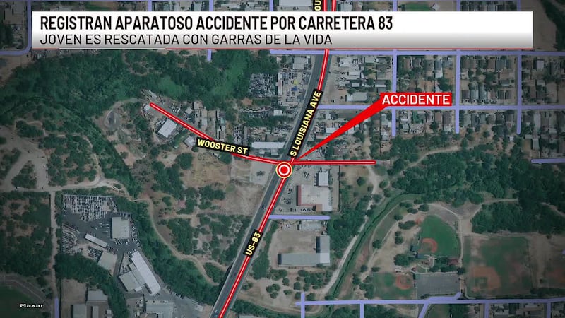 Disputa entre exparejas provoca aparatoso accidente al sur de Laredo