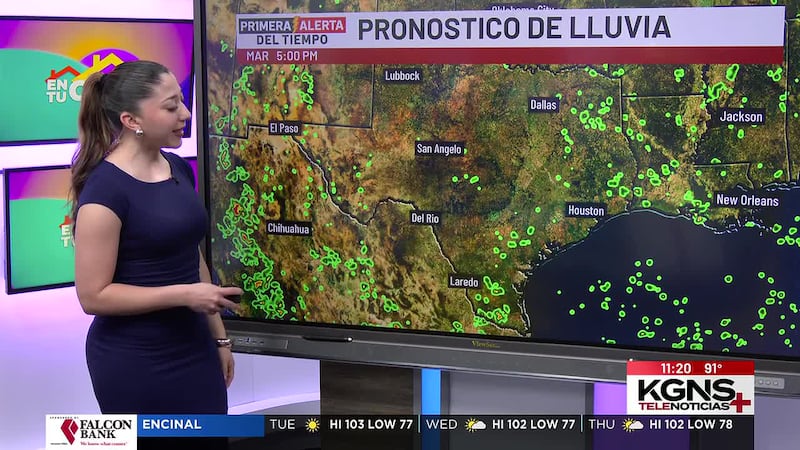 ¿Vienen lluvias a Laredo? Esto dice el pronóstico del tiempo: