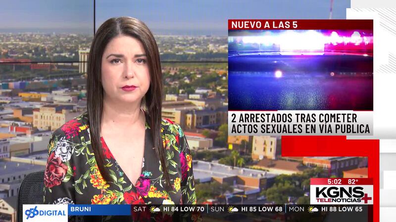 Dos arrestados tras actos sexuales en vía pública