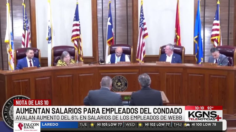 Aprueban aumento salarial del 6% a empleados del condado de Webb