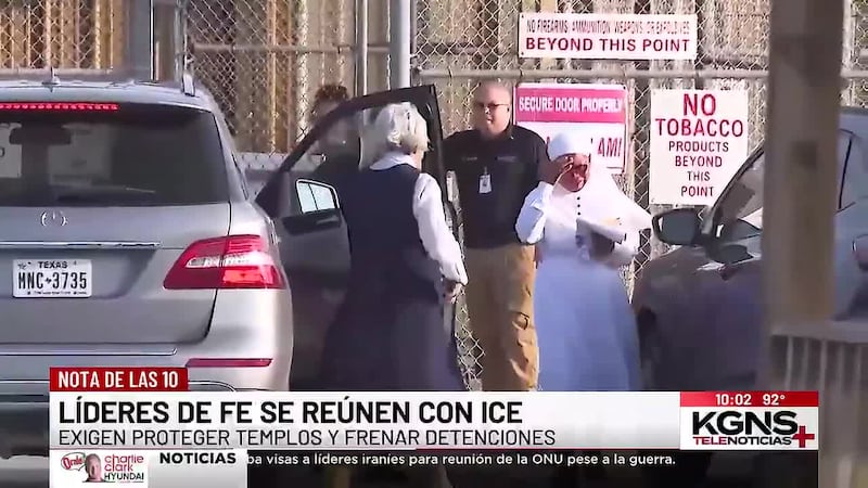 Líderes religiosos de Laredo se reúnen con ICE para discutir operativos en lugares de culto