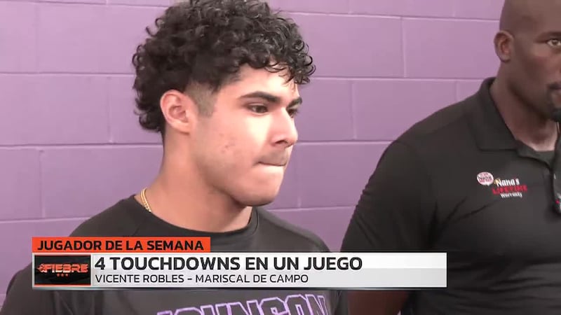 Jugador de la Semana 4 Vicente Robles