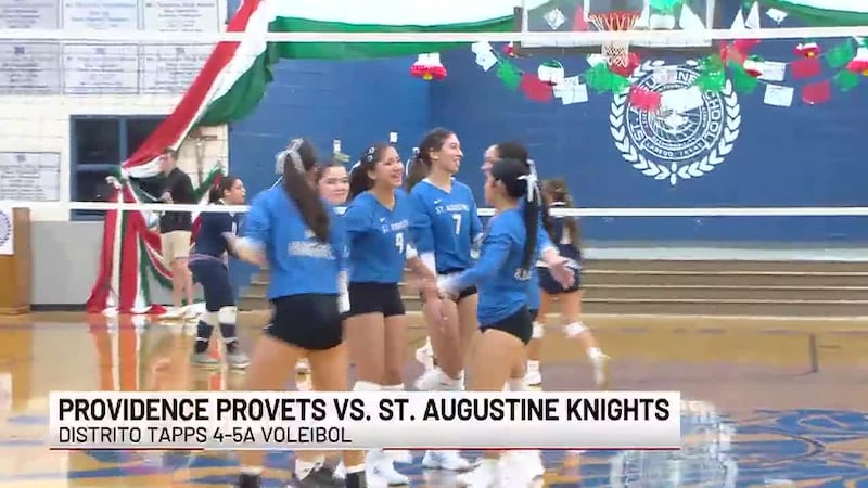 San Agustín Knights barrió en 3 sets a cero al equipo de Providence