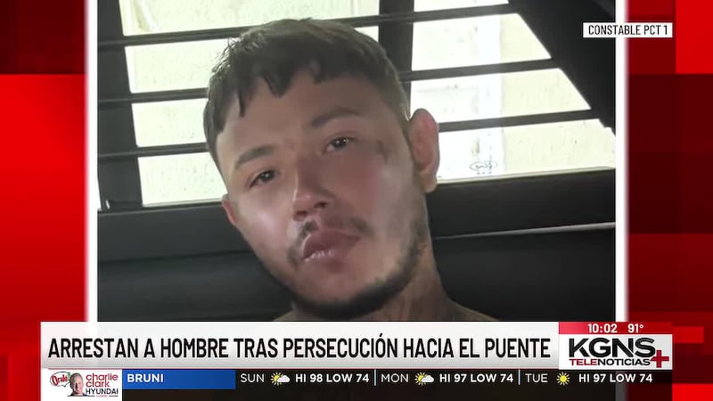 Detienen a conductor que intentó escapar hacia el Puente Internacional 1 en Laredo