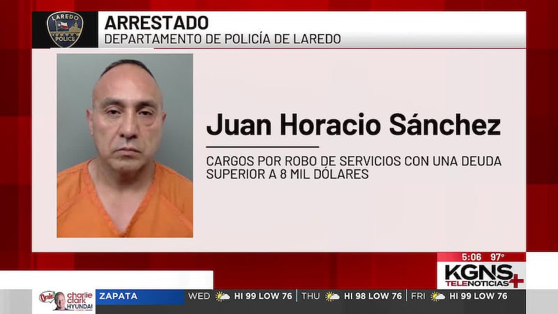 Arrestan a hombre de Laredo por evadir pago de más de $8 mil a empresa de transporte