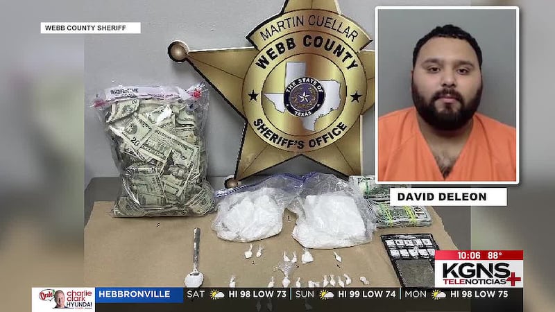Arrestan a hombre por posesión de cocaína y poner en peligro a un menor en Laredo