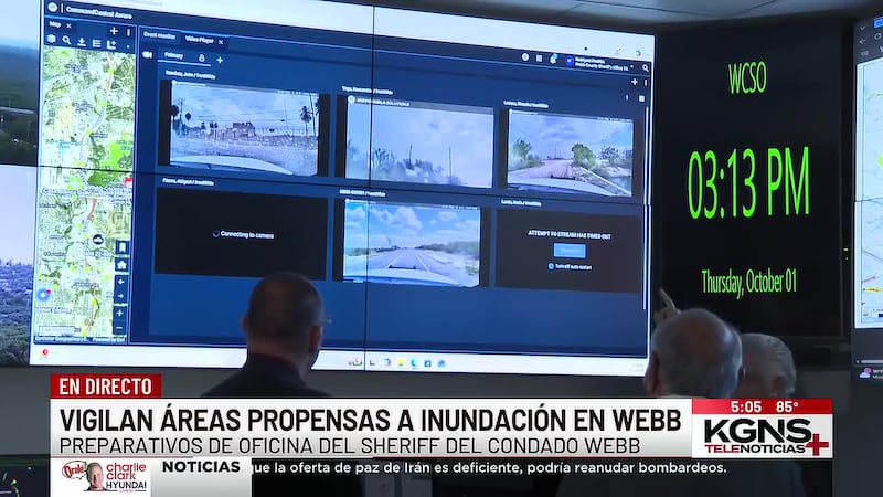 Oficina del Sheriff de Webb convoca conferencia ante vigilancia por inundaciones